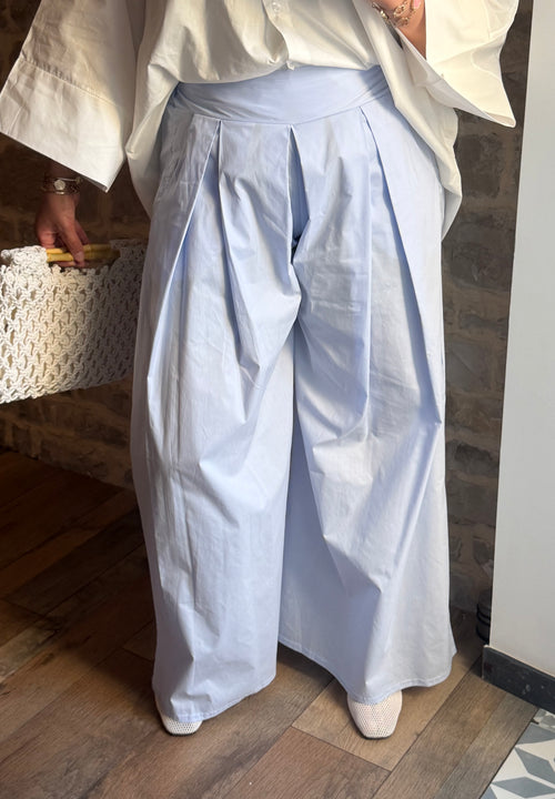 Pantalon SOLÉA Bleu Ciel 🦋